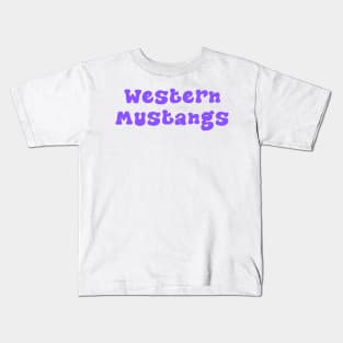 Western Mustangs Kids T-Shirt